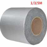 K&otilde;rgele temperatuurile vastupidav veekindel teip Alumiiniumfoolium tihendav but&uuml;&uuml;lteip seinapragude katusekanali parandamiseks kleeplint 1mx5cm