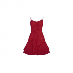 Prantsuse magusad peokleitid, naiste suvine PUus n&ouml;&ouml;rrihmaga kleit Naistele korea mood Soliidne &otilde;huke flounce haldjaskleit 2024 S