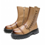 Western Cowboy Boots Meeste k&otilde;rged Briti saapad Meeste Kvaliteetsed Mootorratta nahast Saapad Meestele Roman Yuppie vabaaja saapad 38 must