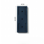 Pin-board fiksaator majapidamises kasutatavale mitten&otilde;uetekohasele tihvtitahvli hoiustamise seinakontaktile Seinale riputatav pin-board ruuteri hoidik 10*4cm roheline