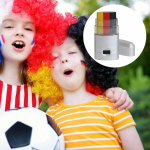 Jalgpallif&auml;nnide n&auml;gu ja keha on maalitud kosmeetikaga pikka aega lihtne puhastada One Size