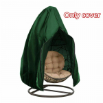 T&otilde;mblukuga rippuv Swing Egg Tooli kate Garden Terrass Outdoor Rain Veekindel roheline