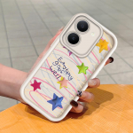 Pehme silikoonist ruudukujulise redeli mustriga telefoni&uuml;mbris, t&auml;ielikult kattev, kaamera p&otilde;rutuskindel kaitse, kummist &uuml;mbris Vivole Vivo Y12S must