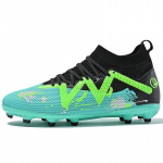 34-45 Meeste/naiste jalgpallijalatsid K&otilde;rged elastsed sokid Port Kunstnaelad Noorte Jalgpall Treening Jalgpallisaapad 34 valge