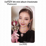 ITZY 5. minialbumi Checkmate ametlik fotokaart Selge kaardi erikaart KPOP Lia - #02