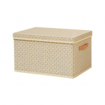 R&otilde;ivaste hoiukast Pp tahvel Kokkupandav hoiustamiskorraldus kaanega sahtliga teksap&uuml;ksid Suure mahutavusega hoiustamiss&uuml;steem 36x25x20cm beež