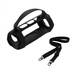 Silikoonist &uuml;mbris laadimiseks 5 veekindel kaasaskantav, silikoonist pehme nahakate, veekindel kummist &uuml;mbris must