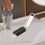 Volditud juuksekamm koos peegli reisiharjaga Mini meestele, naistele No Bow Tie