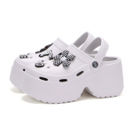 Mood DIY Klotsid Sandaalid Naised Suvi Paksu Platvormiga Sussid Naine Paksu P&otilde;hjaga Kinnise Varbaga Ranna Sussid Mujer 39 valge