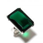 Natural Chrome Diopside Gemstone 925 Sterling Silver Gift Ring Size 9 c5h86