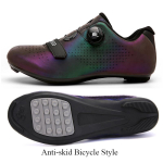 Uued Road Lock Kingad Jalgrattajalatsid Meeste ja Naiste Mountain Lock Kingad Jalgrattakingad Outdoor Power Bike Kingad 39 lilla/sinine
