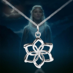 Film Cosplay Ehted Lilleripats 925 Sterling H&otilde;bedast kampsun Kaelakee Naistele Paariarmastajatele S&uuml;nnip&auml;evakingitused 45cm