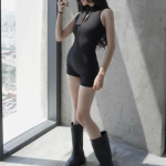 Euroopa ja Ameerika s&uuml;gisene slim fit aluspesu v&uuml;rtsika t&uuml;drukuga seksika lukuga seljata kombinesoon naister&otilde;ivaste jaoks S