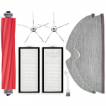 Roborock Q7 Max / Q7 Max+ tolmuimeja varuosade vahetuskomplekt, p&otilde;hihari, harjakate, tolmukotid, k&uuml;lghari, HEPA filter, mopilapid Kit 1