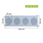 Lehekujuline suhkrupitsist padjakook silikoonvorm DIY &scaron;okolaaditahvli kaunistus k&uuml;psetusvorm suhkrupitsist padja tr&uuml;kivorm