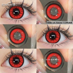 EYESHARE Colored Contact Lenses Halloween Vampire Red Lenses Anime Cosplay Beauty Pink Blue Colored Lenses 1 Pair 0