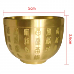 Messingist Baifu silinder Feng Shui Lucky Fortune Cornucopia elutoa ornament