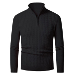 Meeste uus p&uuml;stkraega Pullover Meeste silmkoeline kampsun Moodne vabaaja s&auml;rk XXXL must