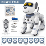 Nutikad elektroonilised loomad Lemmikloomad RC Robot Koer H&auml;&auml;l Kaugjuhtimispult M&auml;nguasjad Naljakas Laul Tantsiv Robot Kutsikas Programmeeritav hariduskingitus lastele sinine