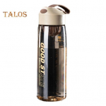 480 ml/550 ml joogikann Lekkekindel, suure mahutavusega 4 v&auml;rvi Populaarne l&auml;bipaistev ohutu veepudel koju S kollane