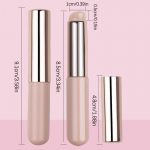 Silikoonist huulepintsel Nurgaga peitekreem meigipintsli t&ouml;&ouml;riist Kaasaskantav &uuml;mmargune pea nagu s&otilde;rmeotsad Q pehme huulepulga pintsel peitekreemi pintsel 9.1cm