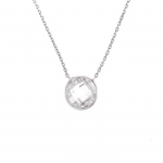 Collier Gracia - Argent Massif Rhodi&eacute; 925