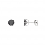 LOVA LOLA VAN DER KEEN - Must Solitaire k&otilde;rvar&otilde;ngad - Prestiižid ehted - S&uuml;nteetiline teemant - 925 Sterling Silver
