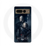 Coque Maniacase pour Google Pixel 7 Pro the witcher geralt yennefer ciri epee