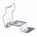 Roostevabast terasest traadist koduk&ouml;&ouml;k Multifunktsionaalne munal&otilde;ikur, mis sobib k&otilde;vade ja mugavate majapidamistarvete jaoks toiduvalmistamise t&ouml;&ouml;riistad must