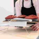 Kaetud k&uuml;psetusplaat Metall Pannkook Leiba Kaasiga Pagarikarbid Restorani jaoks Konteiner Ristk&uuml;likukujulised Pirukavormid Kaaned h&otilde;be