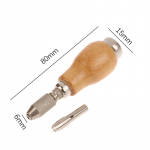 Isetehtud ehted T&ouml;&ouml;riistad Juveliirid Tihvt-kruuskruustang puidust k&auml;epidemega 2 padruniga keeratava traadi m&auml;hkimispuuri t&ouml;&ouml;riistakomplektiga A1