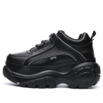 Moodsad paksude talladega tossud Naiste Harajuku Retro Vanad Platvormkingad Vabaaja Mugavad Hingavad K&otilde;rgendatud Valged Kingad Femme Zapatos 36