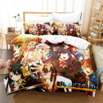 Moodsad 3D The Little Busters Voodipesukomplektid Tekikott Komplekt Padjap&uuml;&uuml;ridega &Uuml;heinimese T&auml;iskasvanu Queen King Voodipesu 70x133cm 2pcs beige
