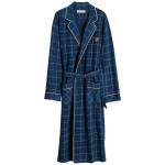 Kevadine ja s&uuml;gisene hommikumantel meeste 100% puuvillane magamispluus kimono hommikumantel meeste ruuduline pikk hommikumantel pruudi hommikumantel hommikumantel 3XL