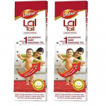 Dabur Lal Tail : Ayurveda beebimassaaži&otilde;li &ndash; 500 ml | Kliiniliselt testitud 2x kiirem f&uuml;&uuml;siline kasv tugevamate luude ja lihaste jaoks (Pakis 2)