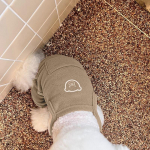 Fliisist Soe Koera Kombinesoon Kutsika Koera Riided Kassi Vest Chihuahua Bichon Kost&uuml;&uuml;m Lemmiklooma Traksid Pehmed Koera Pidžaamad Talvine Koera Mantel XS beež