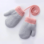 Uus saabumine Talvine Beebipoistele T&uuml;drukutele Kootud Kindad Soojad T&auml;iss&otilde;rmega Kindad K&ouml;iega Kindad Lastele V&auml;ikelapsed Lapsed 0-4 a. one size hall