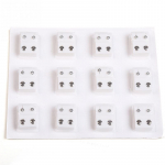 Kuum M&uuml;&uuml;k 12 Paari/komplekt Stiilsed Peened Ehted Augustamine K&otilde;rvaklapid Tsirkoon Kristall K&otilde;rvar&otilde;ngas naistele Mood Lihtne Mitmev&auml;rviline Augustamisp&uuml;stoli jaoks mitmev&auml;rviline