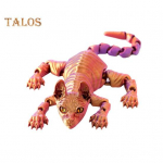 3D-prinditud karvutu kassi kujukeste liigutatavad liigesed Sfinksi kassifiguur Liigendatud loomamudel M&auml;nguasi Kodukontori raamaturiiul t&ouml;&ouml;laua kaunistus H