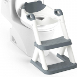 Laste reguleeritav tualettiste astmelauaga poistele ja t&uuml;drukutele Ladder Blue PU Cushion