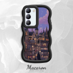 V&auml;rvitud muster Big Wave Edge pehme silikoon materjal Macaron telefoni &uuml;mbris p&otilde;rutuskindel kaitsev kummist korpus OnePlus Vivo Motorola Moto jaoks OnePlus Nord N20 SE valge