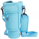 Water Bottle Carrier Bag for Stanley 40oz Tumbler with Handle Water Bottle Holder with Adjustable Shoulder Strap with Pocket taevasinine v&auml;rv