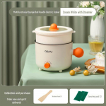 Kompaktne elektriline multipliit: Ideaalne &uuml;hiselamutesse ja v&auml;ikestesse korteritesse &ndash; ideaalne &uuml;hekordseks nuudliteks ja muuks. orange handle, 1.8L single pot, steamer