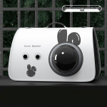 Lemmiklooma kaasaskantav l&auml;bipaistev kassi seljakott k&uuml;ljeava, suure mahutavusega, hingav disain Egg Yolk Pie