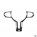 BMW F &scaron;assii F06 F10 F11 F12 F15 F16 F20 F21 F22 F23 F30 F32 F34 ABS-i s&uuml;siniku tekstuuriga auto salongi roolikatte trimmile