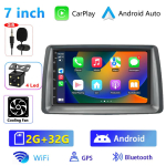 TOYOUSONIC 7-tolline autoraadio WiFi jaoks FIAT Panda 2003 - 2012 GPS Stereo Navigatsioon Multimeedia Video M&auml;ngija 2 DIN Android Peaseade 4 core 2G+32GB carplay