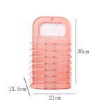 Kokkupandav vannitoa pesukorv Seinale kinnitatav m&auml;&auml;rdunud riiete hoiukorv Kodune pesukott pesukott Vannitoa korraldaja Uus roosa