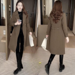 YYFS Naiste mood vabaaja &uuml;hev&auml;rviline printimine s&uuml;gistalv pikkade varrukatega POLO kaelusega jakid ja mantlid S