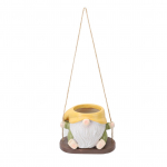 Swing Plant Pot Resin Armas n&auml;ota p&auml;kapiku kujuke dekoratiivne rippuv istutusmasin siseruumides ja &otilde;ues