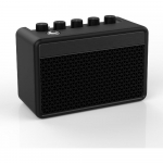 Mini kitarriv&otilde;imendi V&auml;ike elektrikitarriv&otilde;imendi 5W Kaasaskantav, Harjutuskitarri kombov&otilde;imendi must